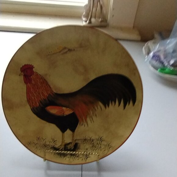 Harvey's rooster decorative plate - Picture 3 of 4